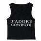 J'ADORE COWBOYS Tank Top