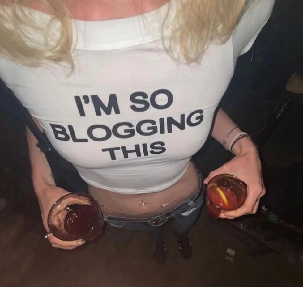 I'M SO BLOGGING THIS Baby Tee