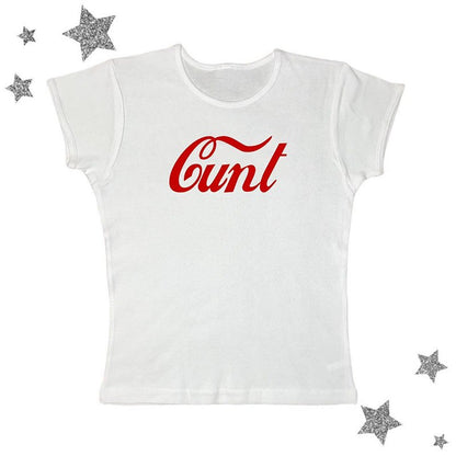 C*NT Cropped Baby Tee