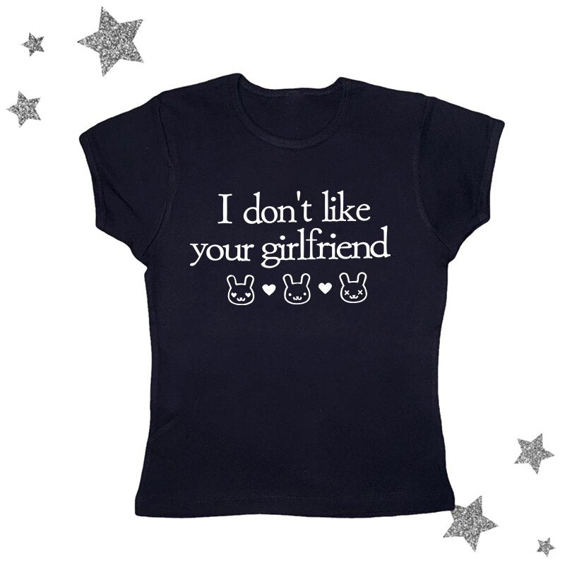 I DON'T LIKE UR GF Cropped Tee