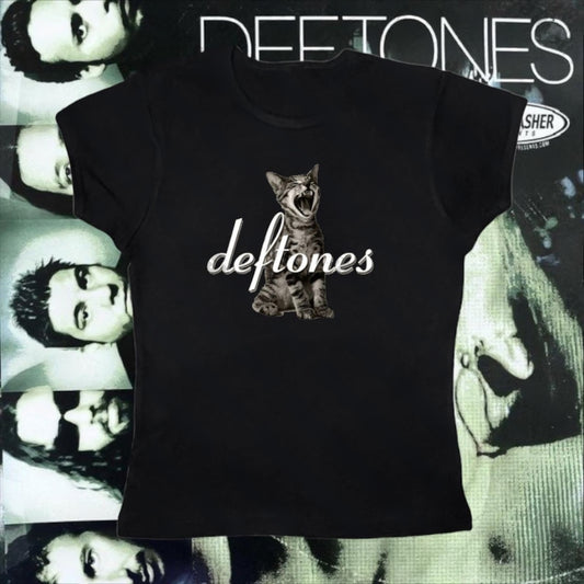 DEFTONES Pussy Cropped Baby Tee