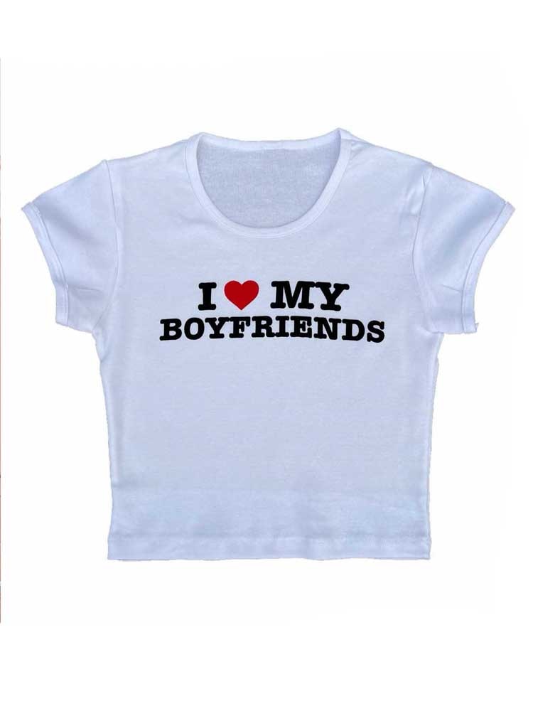 I LOVE MY BOYFRIENDS Baby Tee