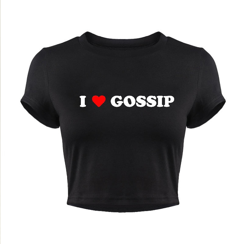 I LOVE GOSSIP Baby Tee