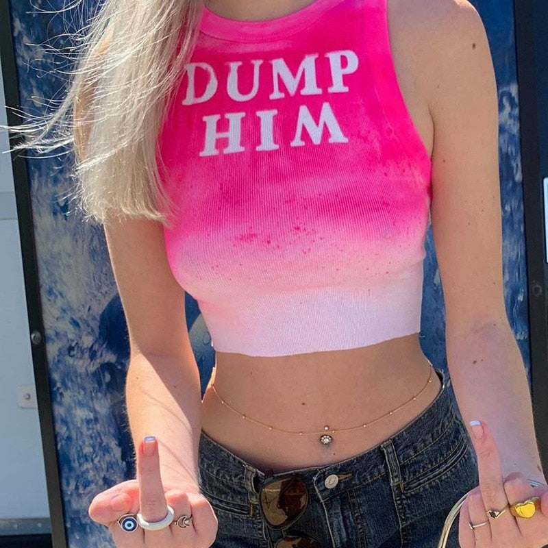 DUMP HIM 90's Tank Top