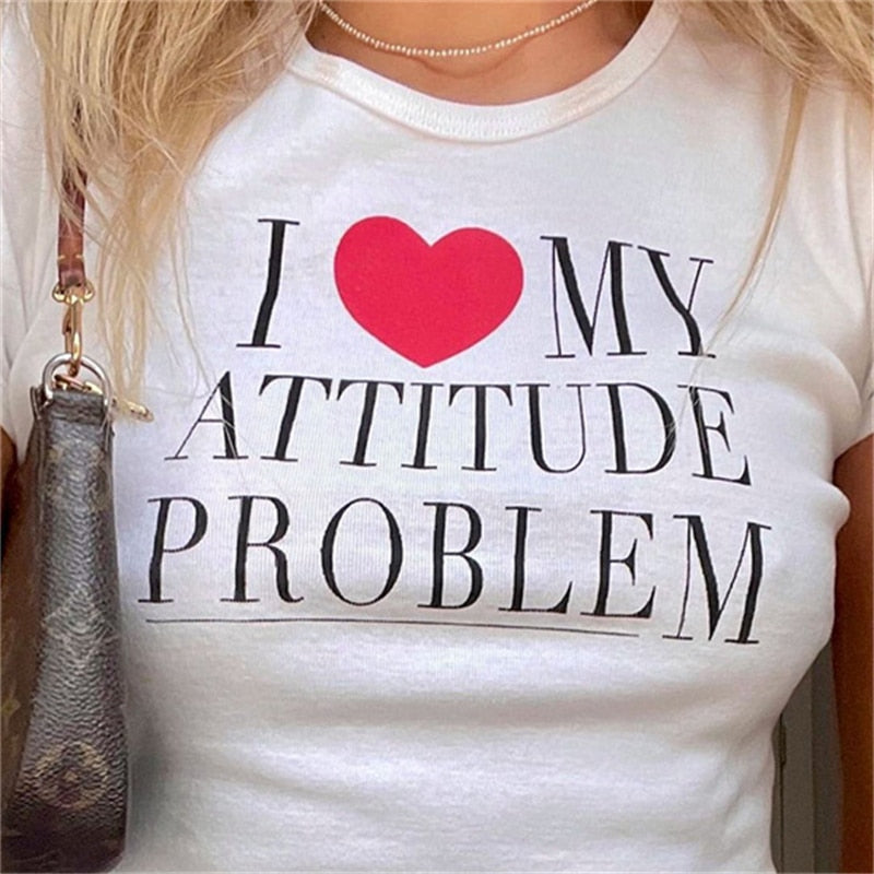 I LOVE MY ATTITUDE PROBLEM Baby Tee